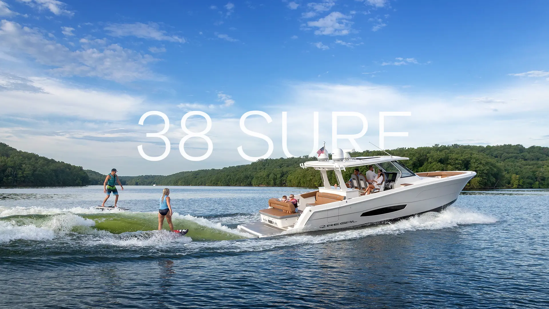 Regal 38 Surf underway