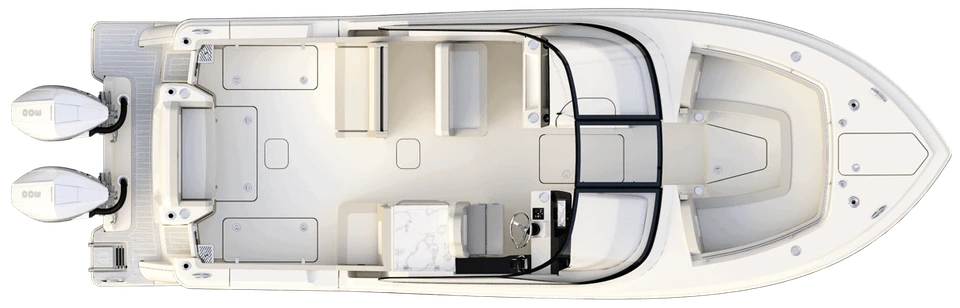 288 Dorado deck plan