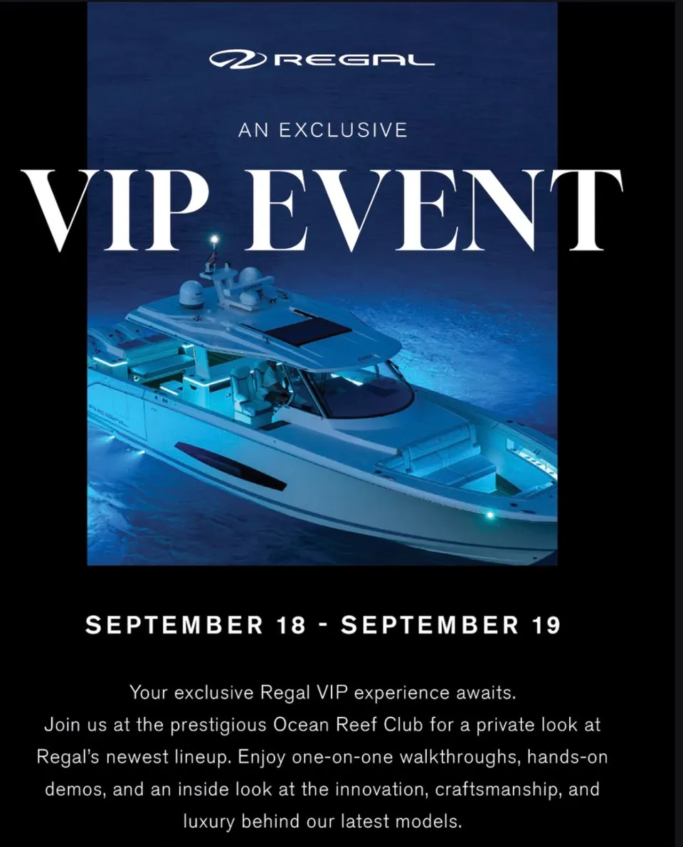 Flyer — Regal VIP Event